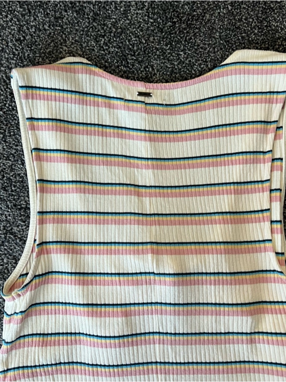 O'Neill Pastel Striped Ribbed Dress - Picture 6 of 9